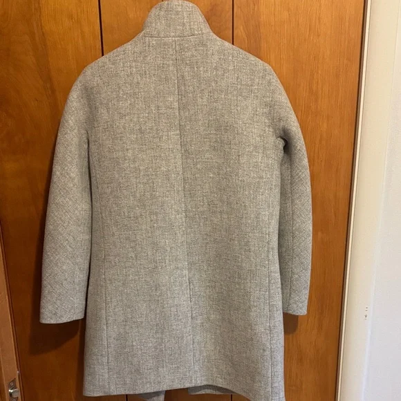 J Crew Cacoon Coat, light gray - Picture 7 of 8